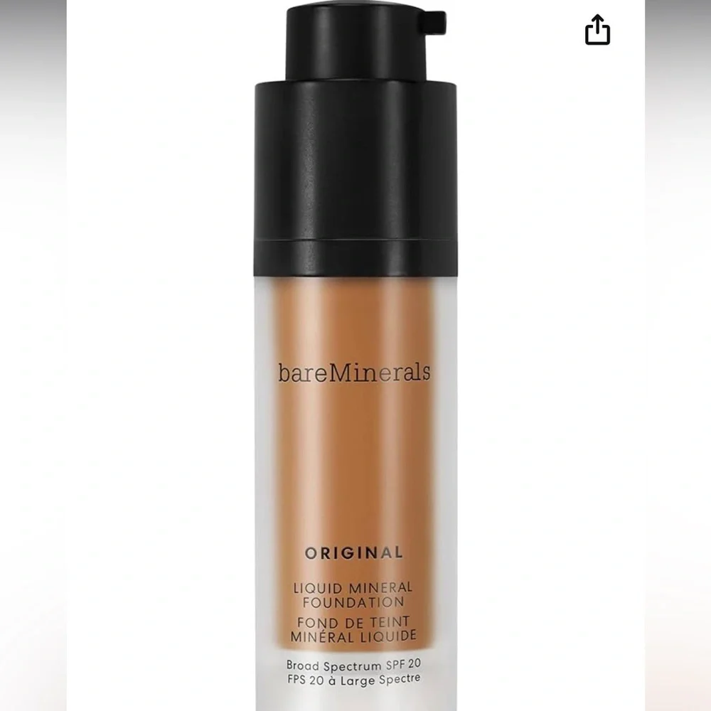 bareMinerals Original Liquid Mineral Foundation Broad Spectrum Spf 20 sunscreen
